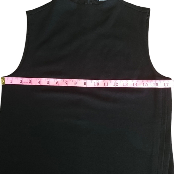 Eileen Fisher Mock-Neck K/L Knit  Dress F8TLU-D4309M Black NWT Black XS - Picture 13 of 17